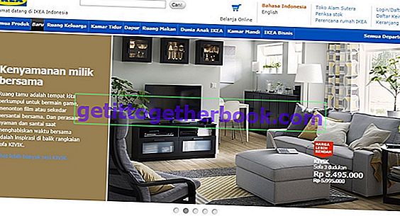 Laman web e-dagang Ikea.com