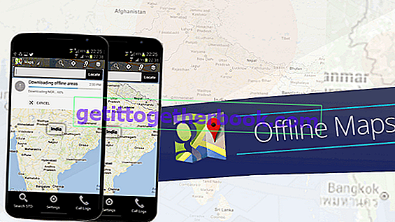 Aplikasi Navigasi dalam Mod Luar Talian