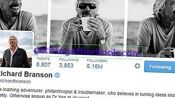 ผู้ติดตาม Twitter Richard Branson