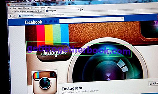 Fan page di Instagram vista sul sito Web di Facebook