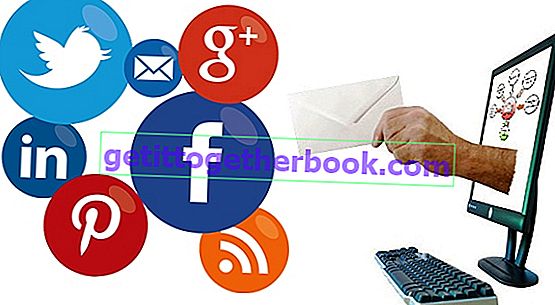Länk-social-media-konton och e-post