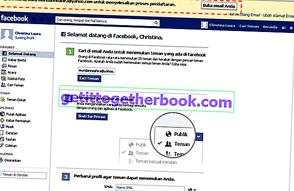 facebook3の登録方法